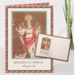 St. Raphael, Archangel Religiösa Scripture Kort