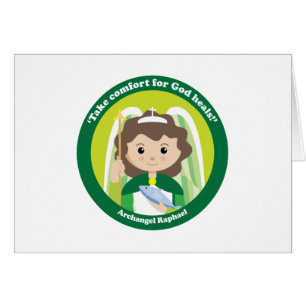 St.-Raphael ärkeängeln Hälsningskort