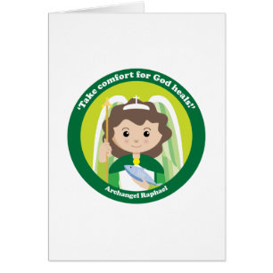 St.-Raphael ärkeängeln Hälsningskort