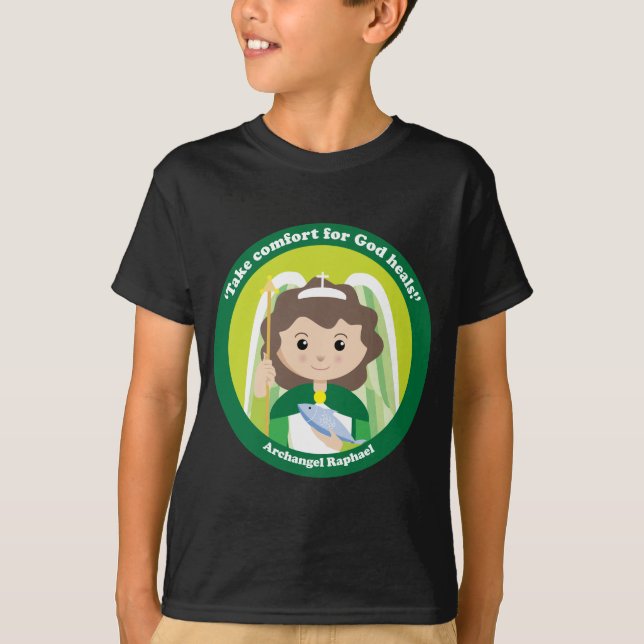 St.-Raphael ärkeängeln Tee Shirt (Framsida)
