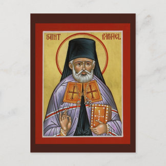 St. Raphael of Brooklyn Prayer Card Vykort
