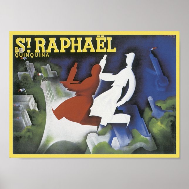 St. Raphael Quinquina Poster (Framsidan)