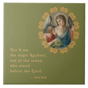 St. Raphael the Archangel (M 012) Kakelplatta