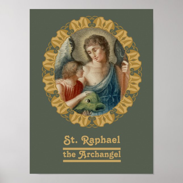 St. Raphael the Archangel (M 012) Poster (Framsidan)