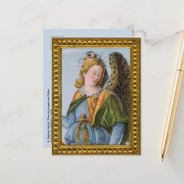 St. Raphael the Archangel (uppgifter; M 017) Vykort (Fram/Back In Situ)