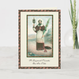 St. Raymond Nonnatus Religiösa Catholic Prayer Kort