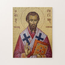 St. Reginos från Skopelos ortodox kristen ikon