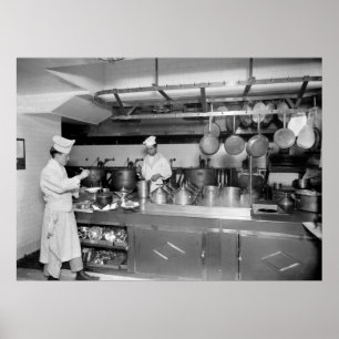 St. Regis Hotel Kitchen, tidigt 1900-talet Poster