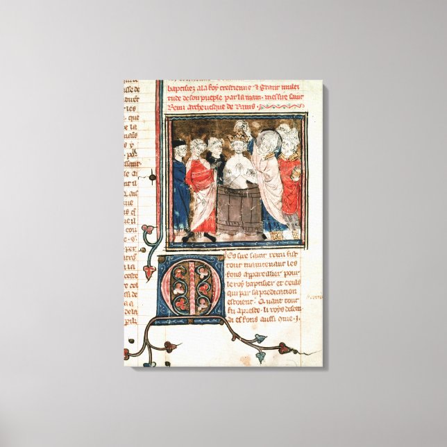 St. Remigius Bishop of Rheims Canvastryck (Framsida)