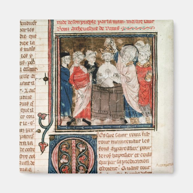 St. Remigius Bishop of Rheims Magnet (Framsidan)