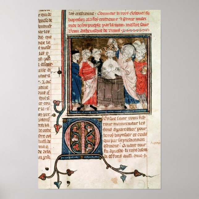 St. Remigius Bishop of Rheims Poster (Framsidan)