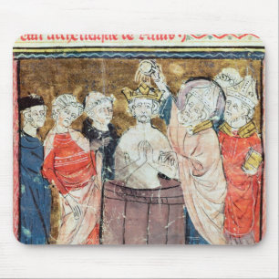 St. Remigius, biskop av Rheims att döpa Musmatta