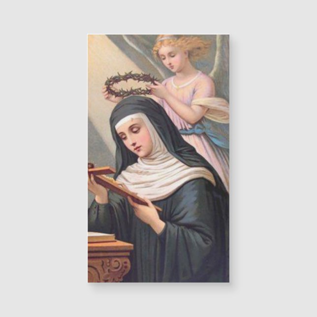 St. Rita av Cascia den magnetiska heligan Cards (Framsida)