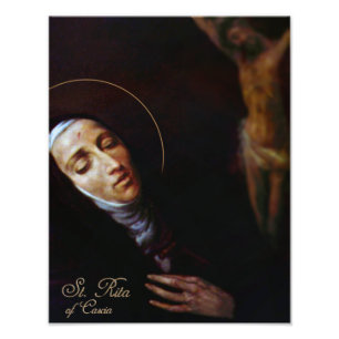 St. Rita av Cascia Fototryck