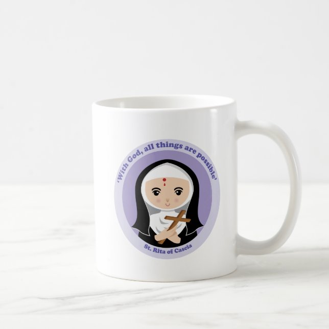 St. Rita av Cascia Kaffemugg (Höger)