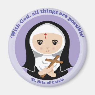 St. Rita av Cascia Magnet