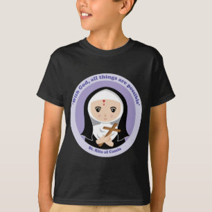 St. Rita av Cascia T-shirt