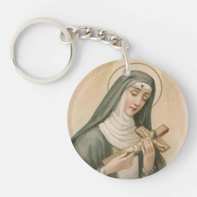 St. Rita of Cascia (M 015) Circular Acrylic (Framsidan)