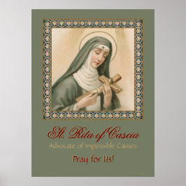 St. Rita of Cascia (M 015) Poster