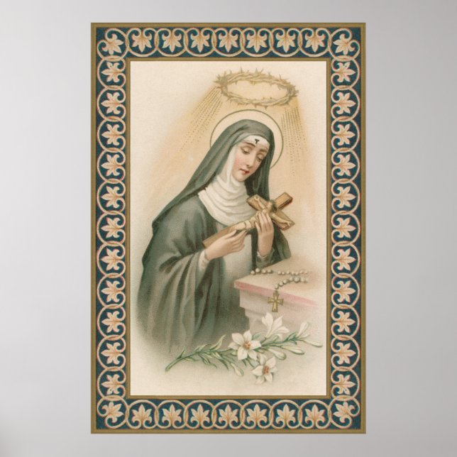 St. Rita of Cascia (M 015) Poster (Framsidan)