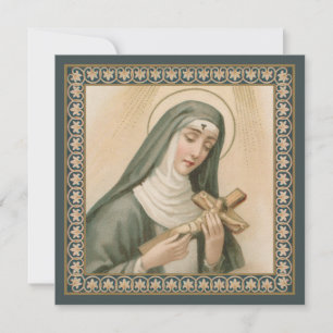 St. Rita of Cascia (M 015) Square Hälsning