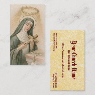 St. Rita of Cascia (M 015) Visitkort