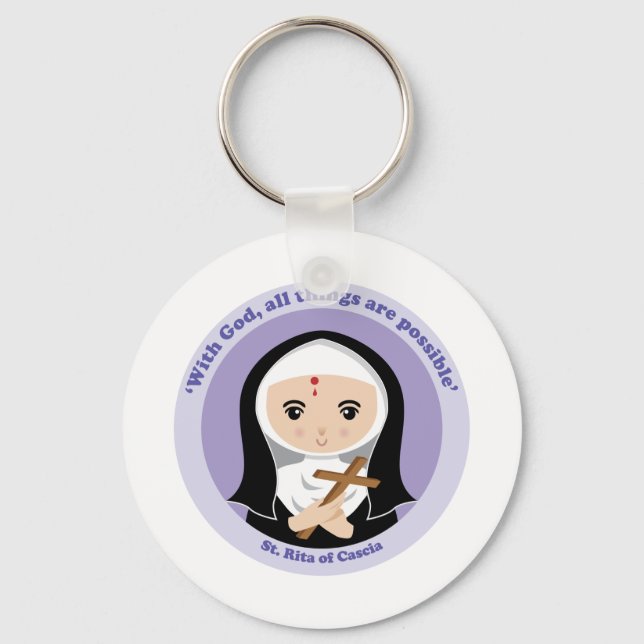 St. Rita of Cascia Nyckelring (Framsida)