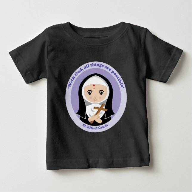 St. Rita of Cascia T-shirt (Framsida)