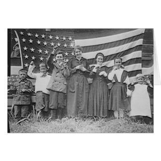 St. Ritas School Studenter Cincinnati 1918 Hälsningskort