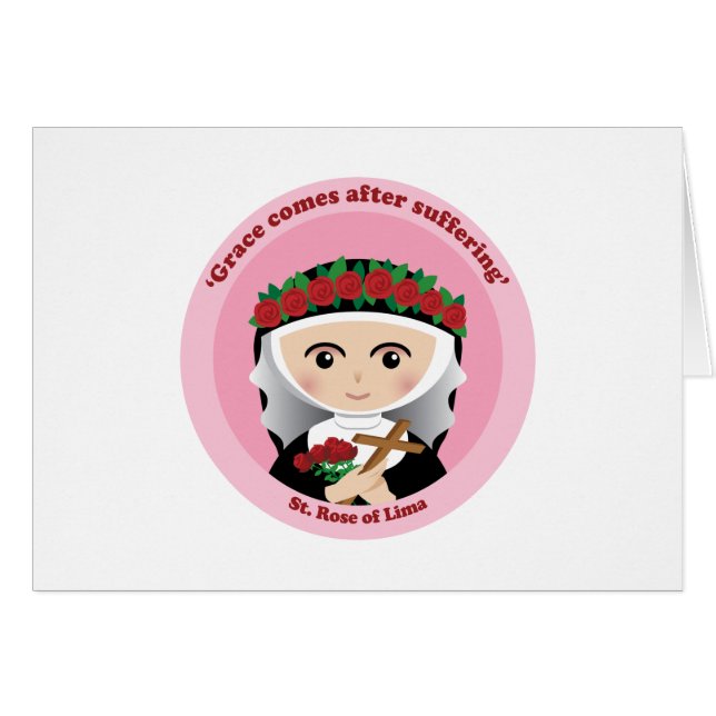 St. Ro i Lima Hälsningskort (Framsidan Horizontal)