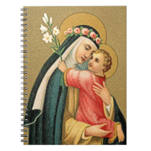St. Ro i Lima och Kristus Child (M 023) Anteckningsbok