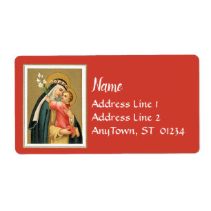 St. Ro i Lima och Kristus Child (M 023) Fraktsedel