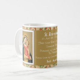 St. Ro i Lima och Kristus Child (M 023) Kaffemugg