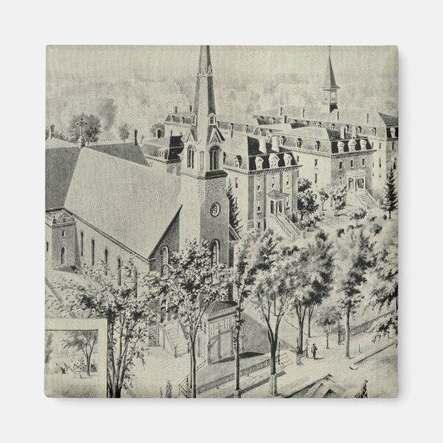 St Ro kyrka, Meriden Magnet (Framsidan)