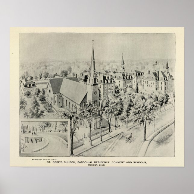 St Ro kyrka, Meriden Poster (Framsidan)