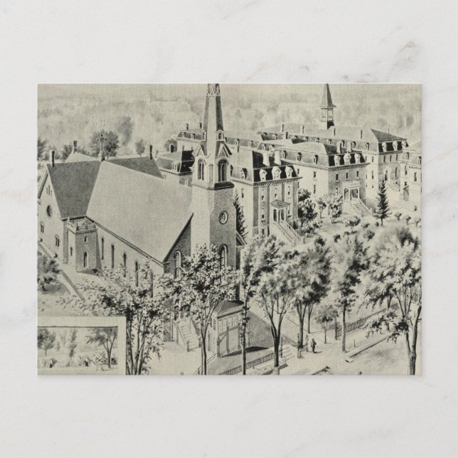 St Ro kyrka, Meriden Vykort (Framsida)