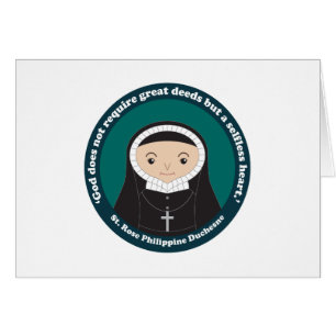 St. Ro Philippine Duchesne Hälsningskort