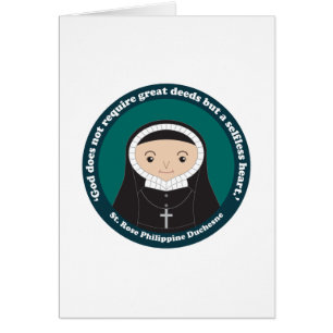 St. Ro Philippine Duchesne Hälsningskort