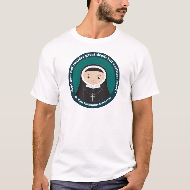 St. Ro Philippine Duchesne T Shirt (Framsida)