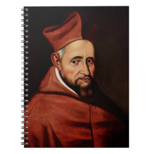 St. Robert Bellarmine Romersk bibliotekskonst Anteckningsbok