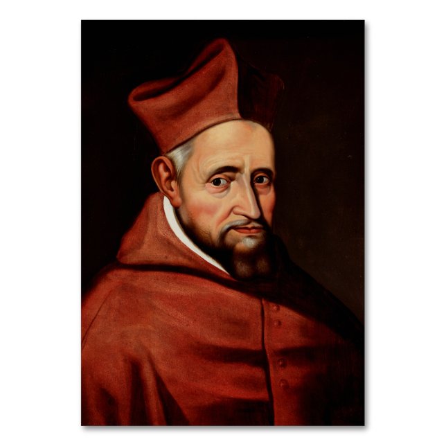 St. Robert Bellarmine Romersk bibliotekskonst Bordsnummer (Framsidan)