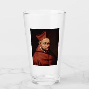St. Robert Bellarmine Romersk bibliotekskonst Glaskopp