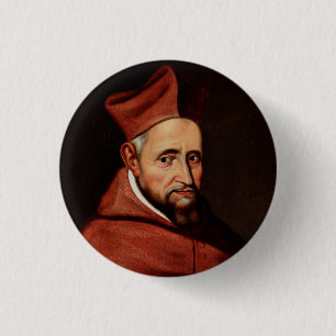 St. Robert Bellarmine Romersk bibliotekskonst Knapp