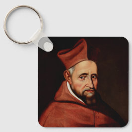 St. Robert Bellarmine Romersk bibliotekskonst Nyckelring