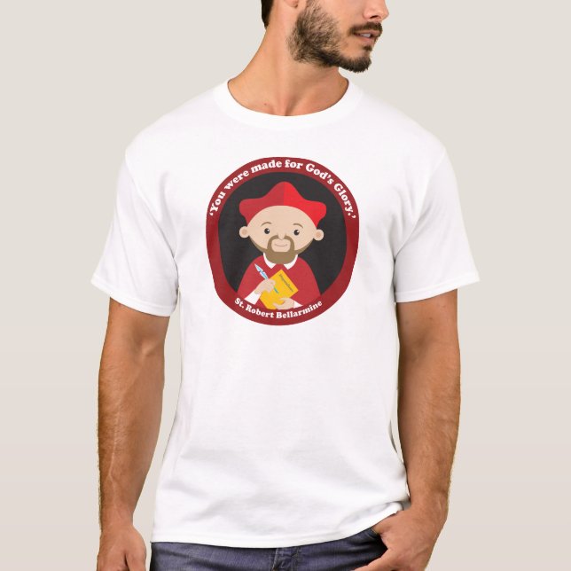St. Robert Bellarmine Tee Shirt (Framsida)