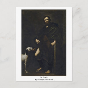 St. Roch av Jusepe De Ribera Vykort