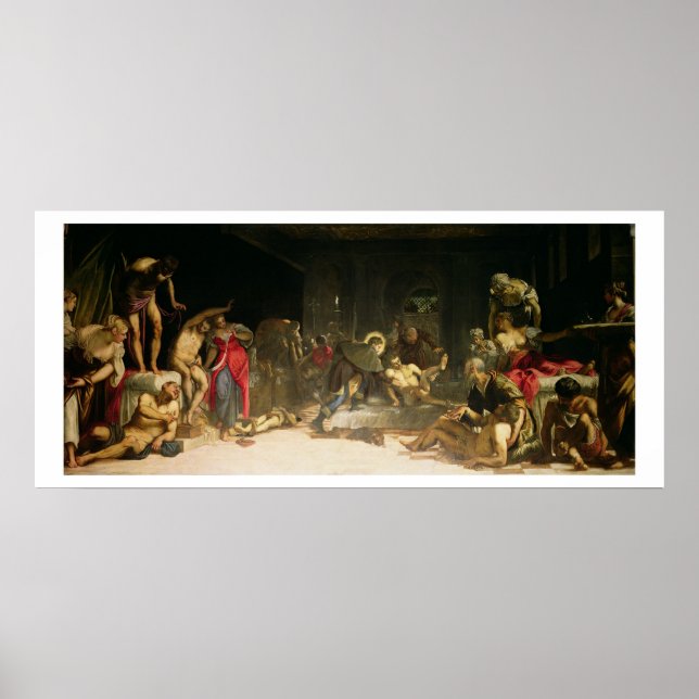 St. Roch Curing the Plague Poster (Framsidan)