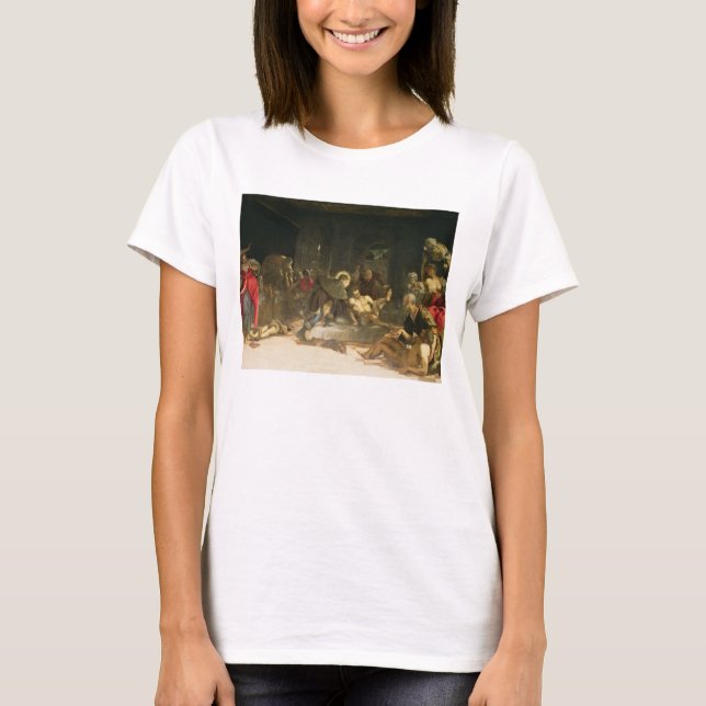 St. Roch Curing the Plague T-shirt (Framsida)