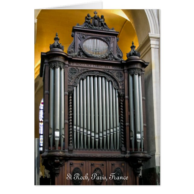St Roch-körorgel OBS Kort (Framsidan)