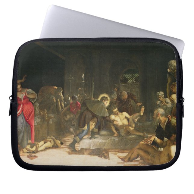 St. Roch som kurerar epidemin Laptop Fodral (Framsidan)